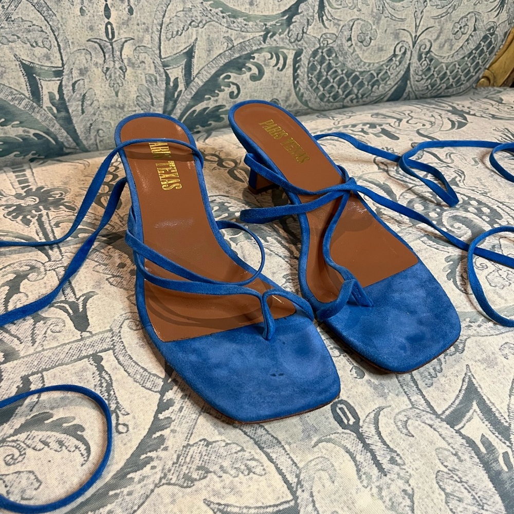 Blue Strappy Women's Sandals